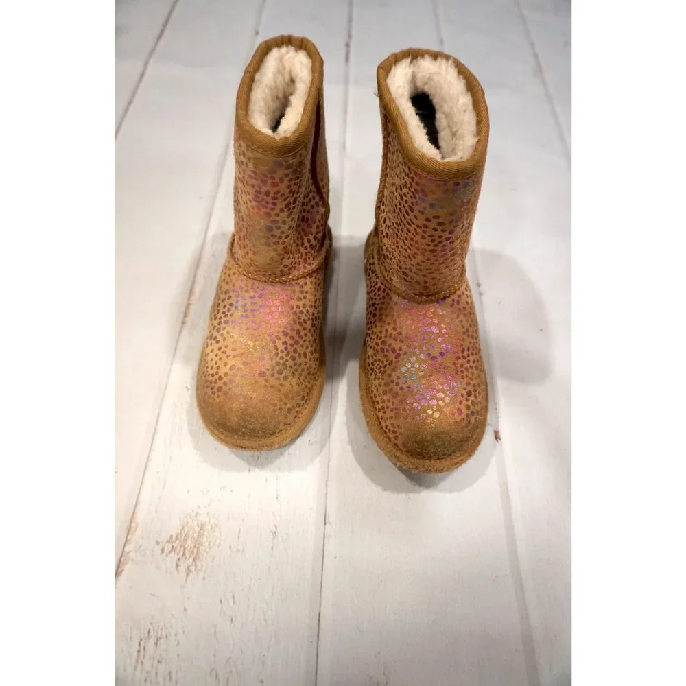 UGG Girls Kids' Classic II Spots – Size 2 - Picture 2 of 14